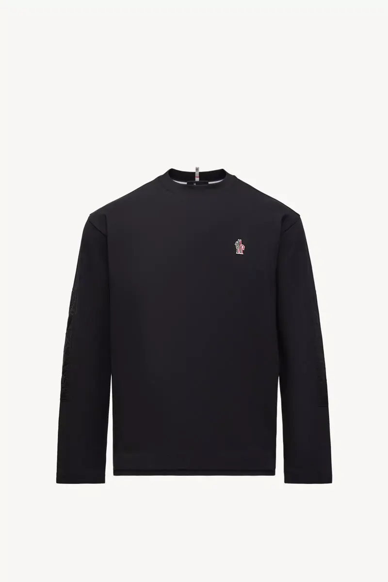 Moncler Grenoble Logo Cotton Long Sleeve T-shirt | Thumbnail 2 Moncler Grenoble Logo Cotton Long Sleeve T-shirt | Thumbnail 2