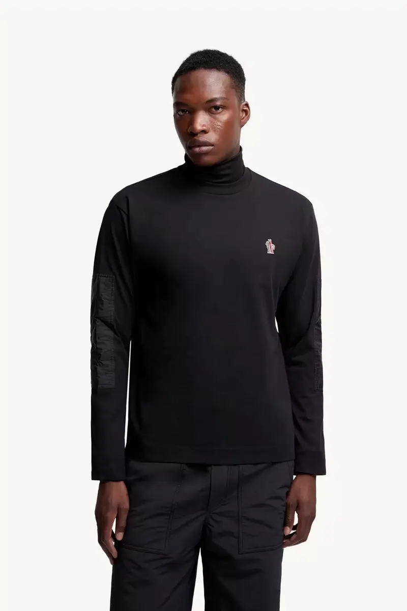 Moncler Grenoble Logo Cotton Long Sleeve T-shirt | Thumbnail 5 Moncler Grenoble Logo Cotton Long Sleeve T-shirt | Thumbnail 5