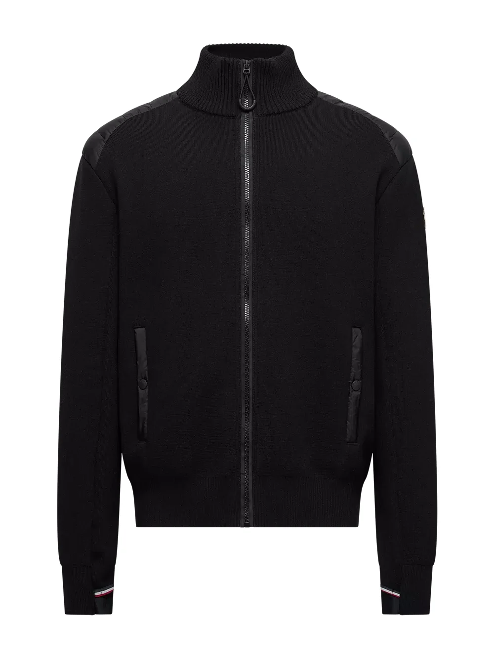 Moncler Grenoble Wool Blend Padded Zip-up Cardigan