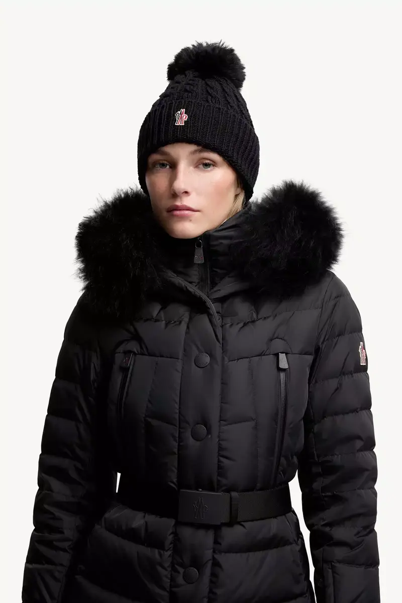 Moncler Grenoble Wool Beanie With Pom Pom | Thumbnail 3