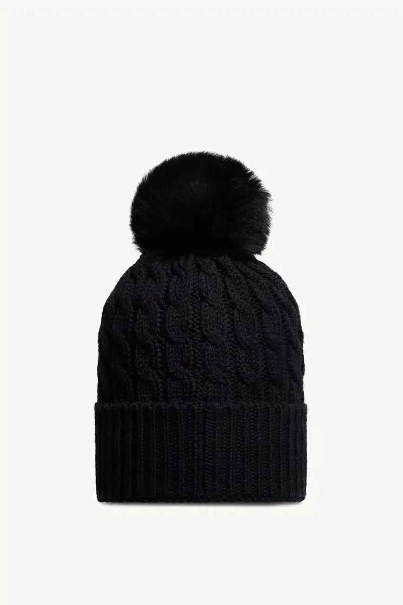 Moncler Grenoble Wool Beanie With Pom Pom | Thumbnail 5