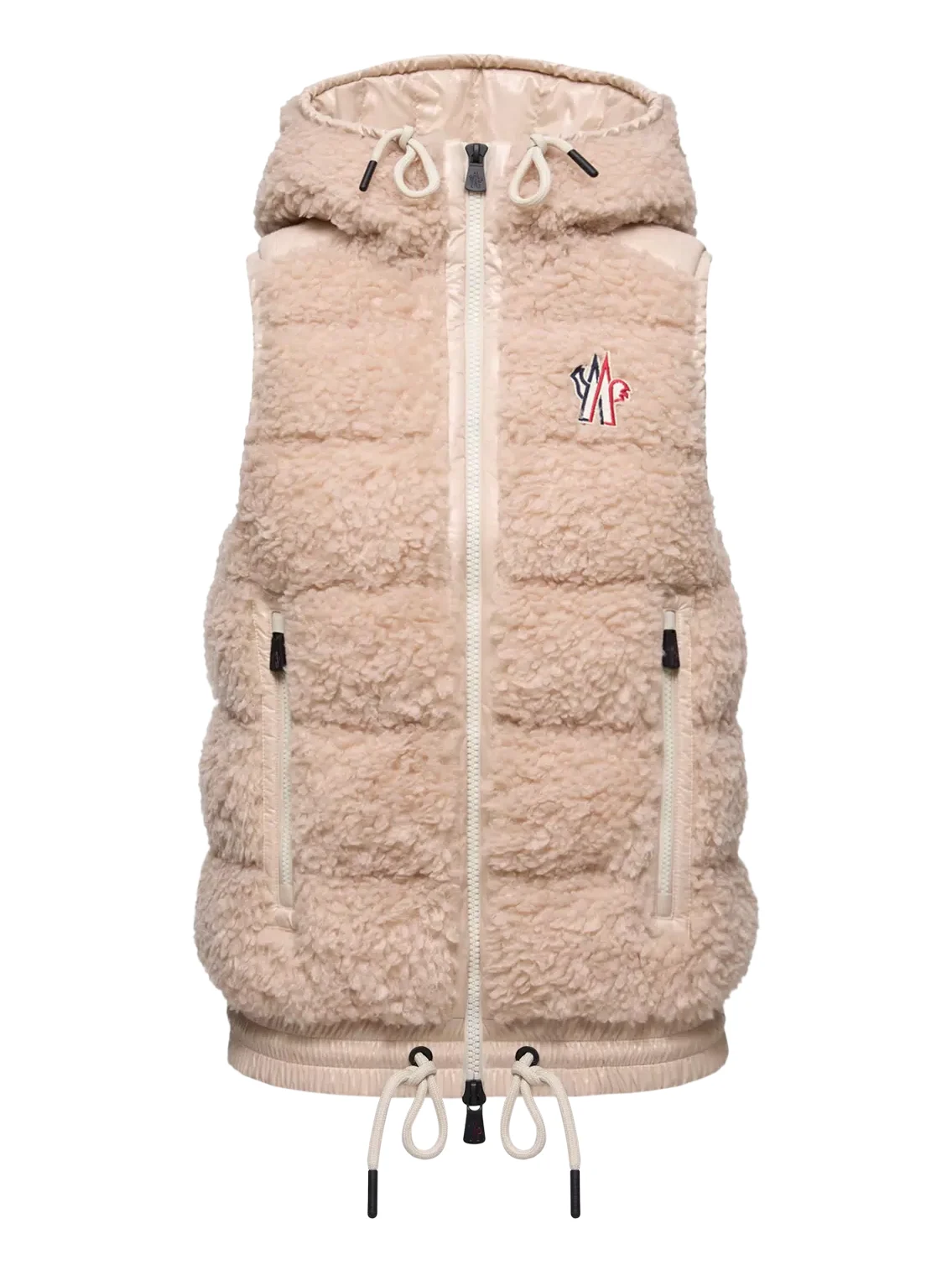 Moncler Grenoble Teddy Hooded Insulated Vest