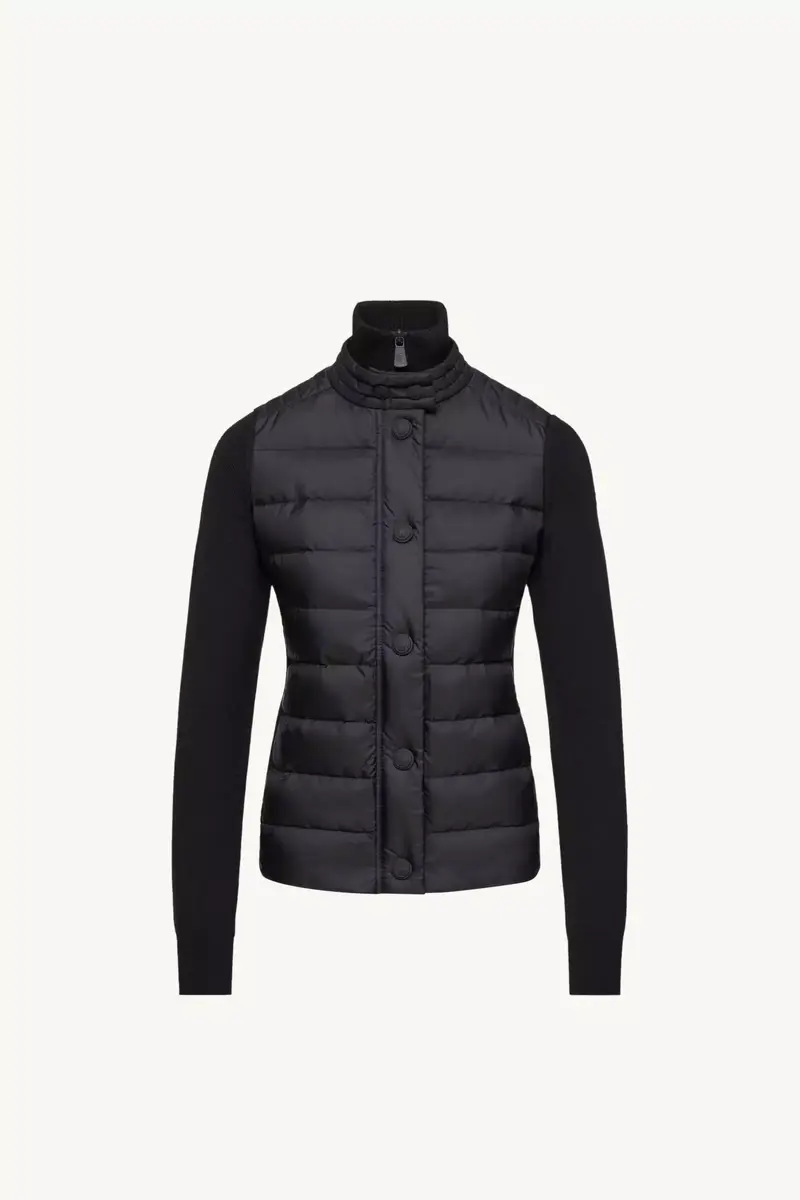 Moncler Grenoble Padded Wool Blend Cardigan | Thumbnail 2 Moncler Grenoble Padded Wool Blend Cardigan | Thumbnail 2