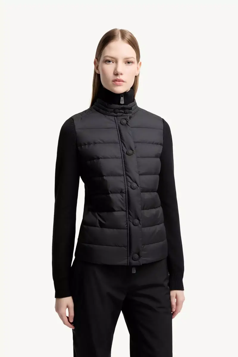 Moncler Grenoble Padded Wool Blend Cardigan | Thumbnail 5 Moncler Grenoble Padded Wool Blend Cardigan | Thumbnail 5