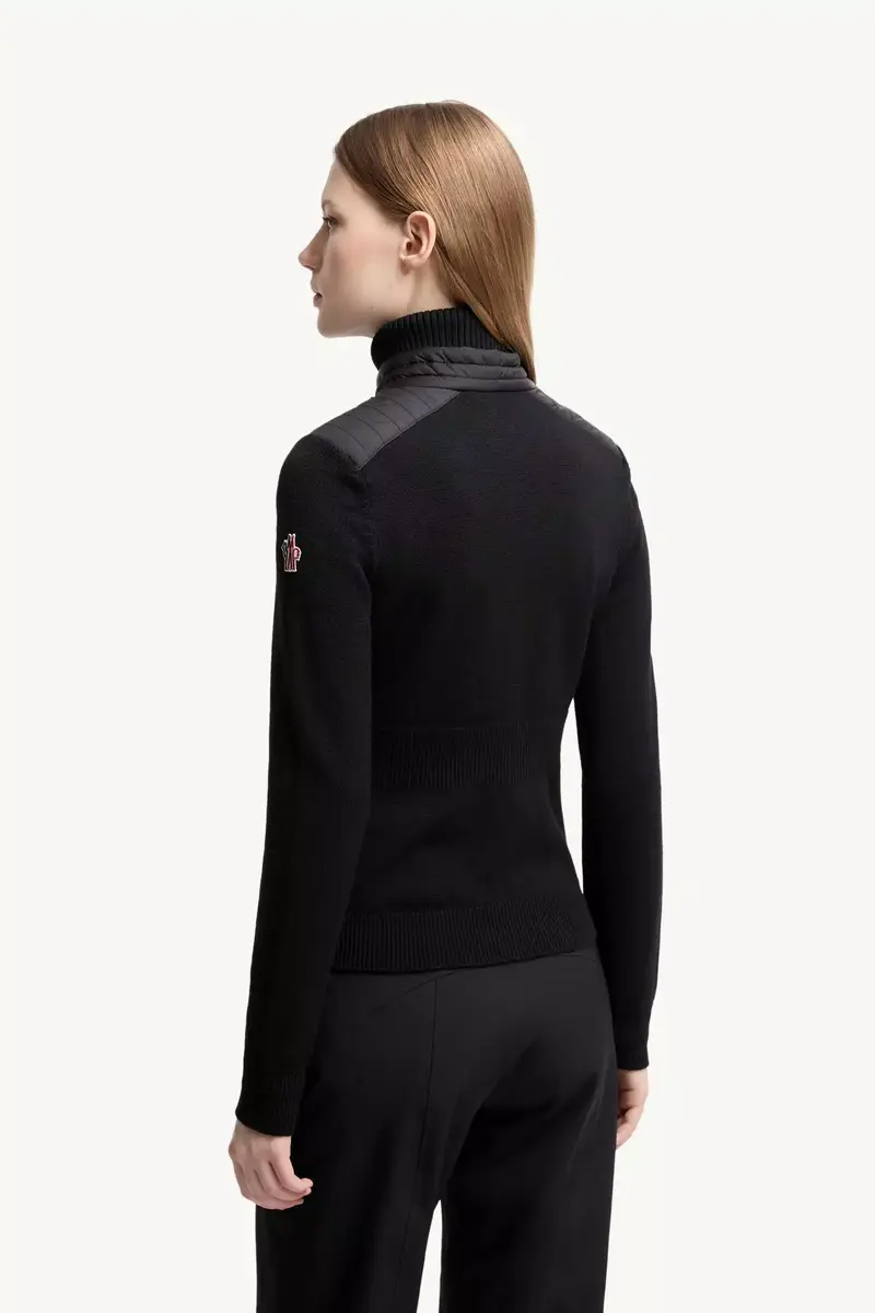 Moncler Grenoble Padded Wool Blend Cardigan | Thumbnail 6 Moncler Grenoble Padded Wool Blend Cardigan | Thumbnail 6