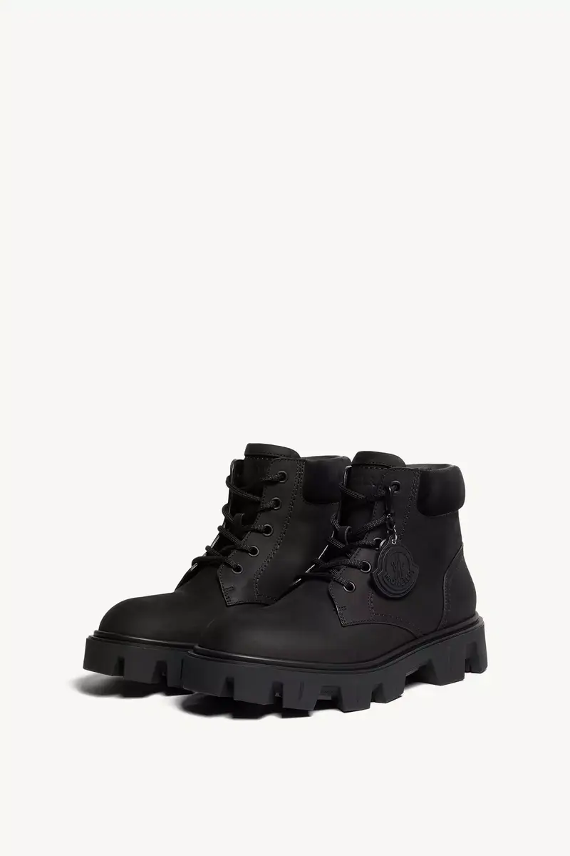 Moncler Peak City Nubuck & Suede Ankle Boots | Thumbnail 5 Moncler Peak City Nubuck & Suede Ankle Boots | Thumbnail 5