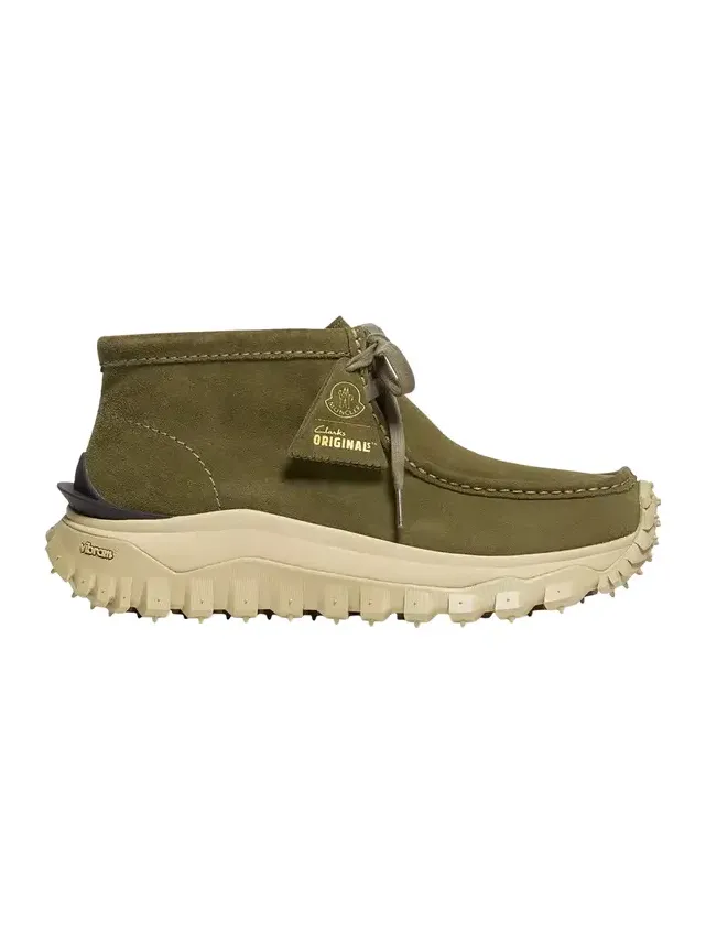 Moncler + Clarks Originals Trailgrip Wallabee Gtx Suede Boots