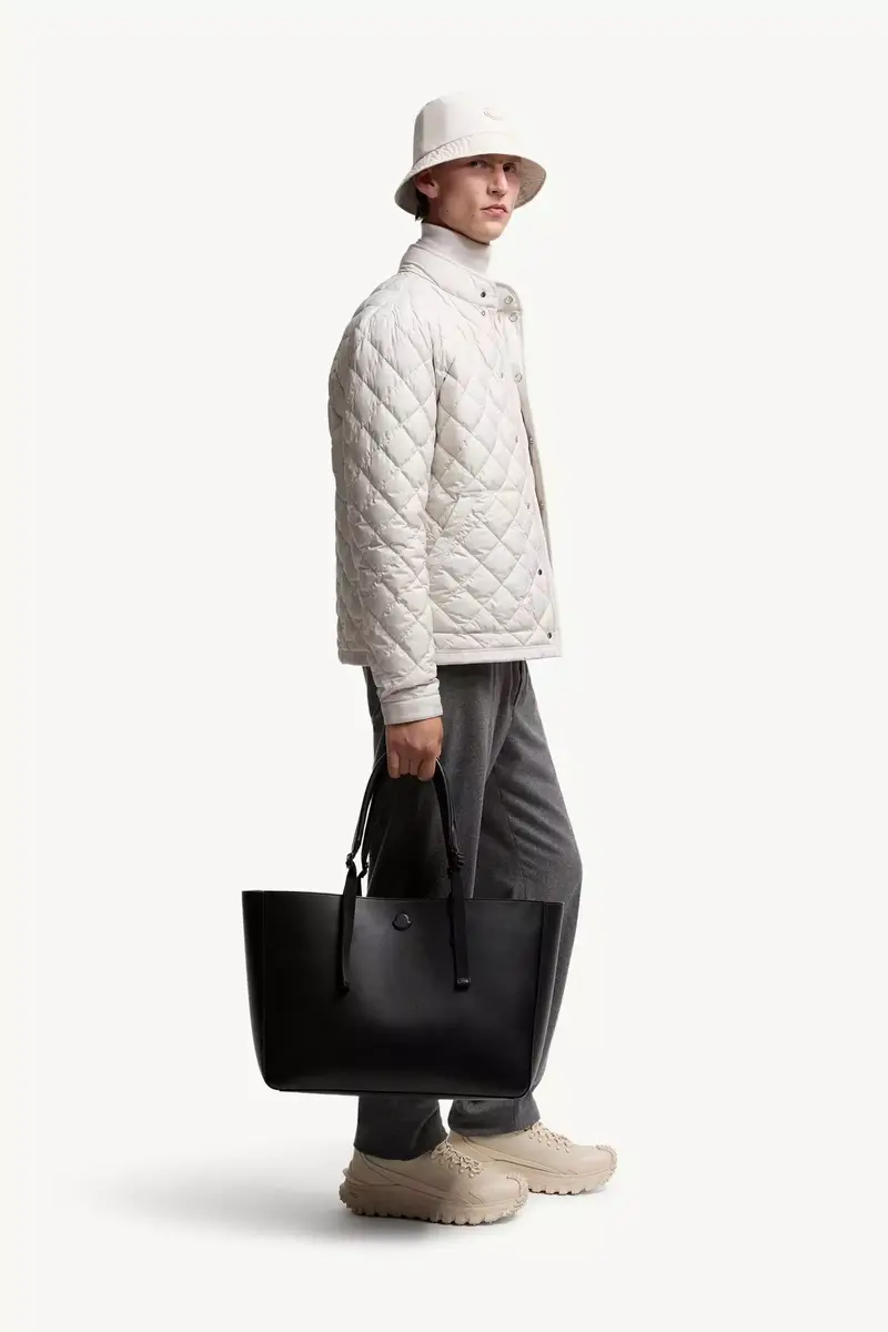 Moncler Carlo Leather Tote Bag | Thumbnail 3