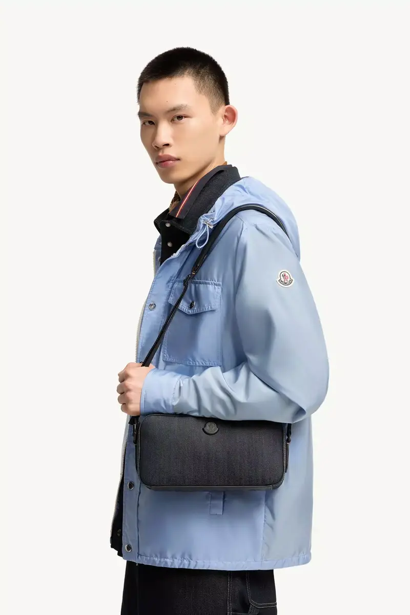 Moncler Carlo Denim Crossbody Bag | Thumbnail 3