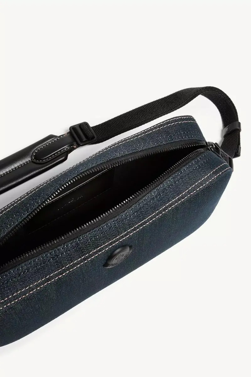 Moncler Carlo Denim Crossbody Bag | Thumbnail 6