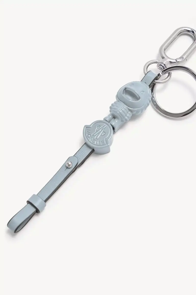 Moncler Mascotte Leather Key Holder | Thumbnail 3