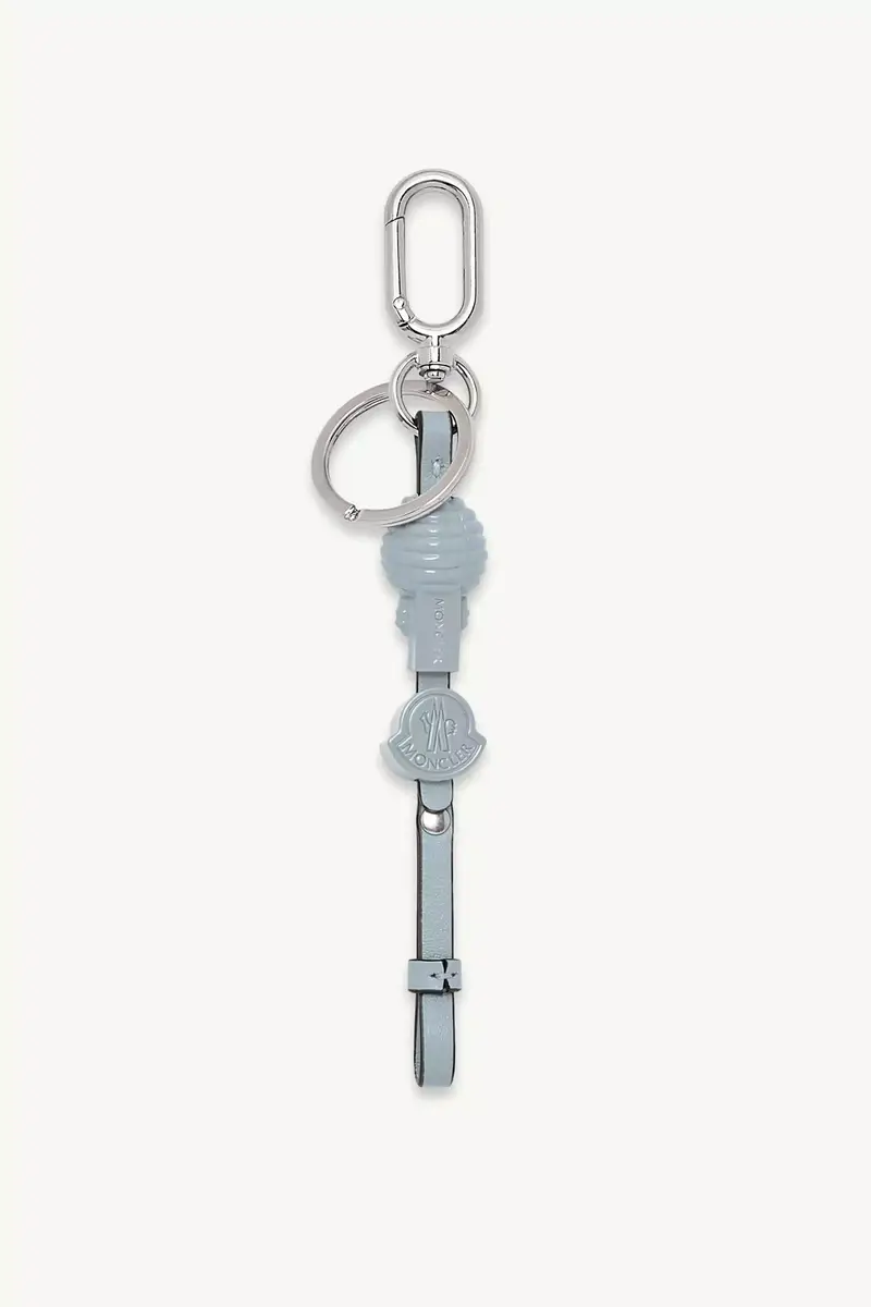 Moncler Mascotte Leather Key Holder | Thumbnail 4