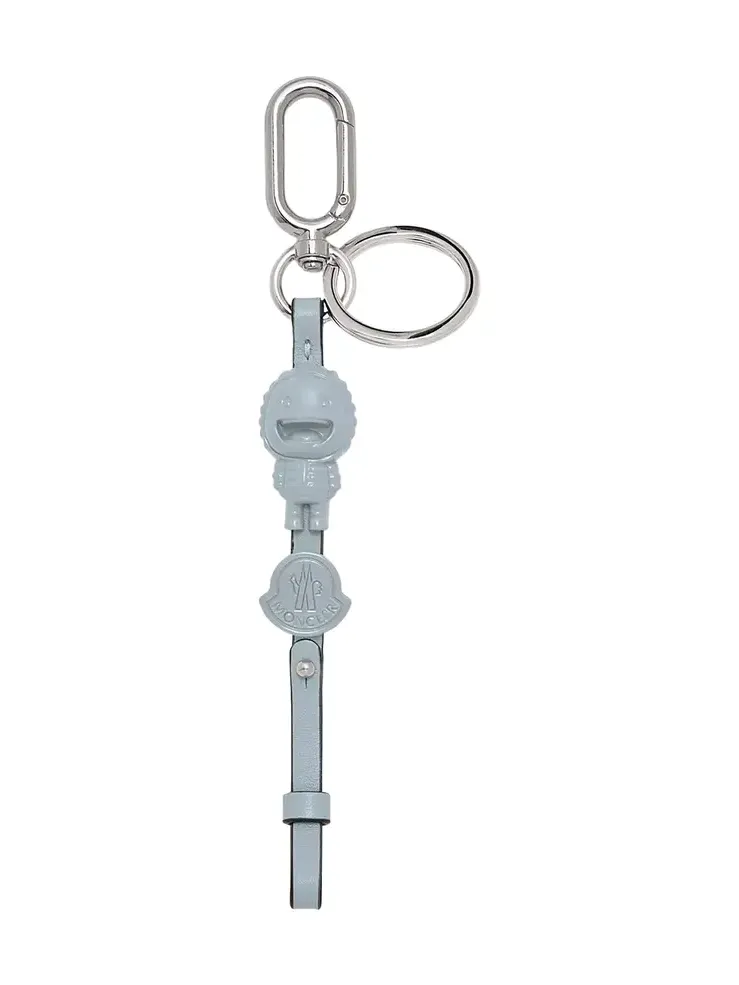 Moncler Mascotte Leather Key Holder