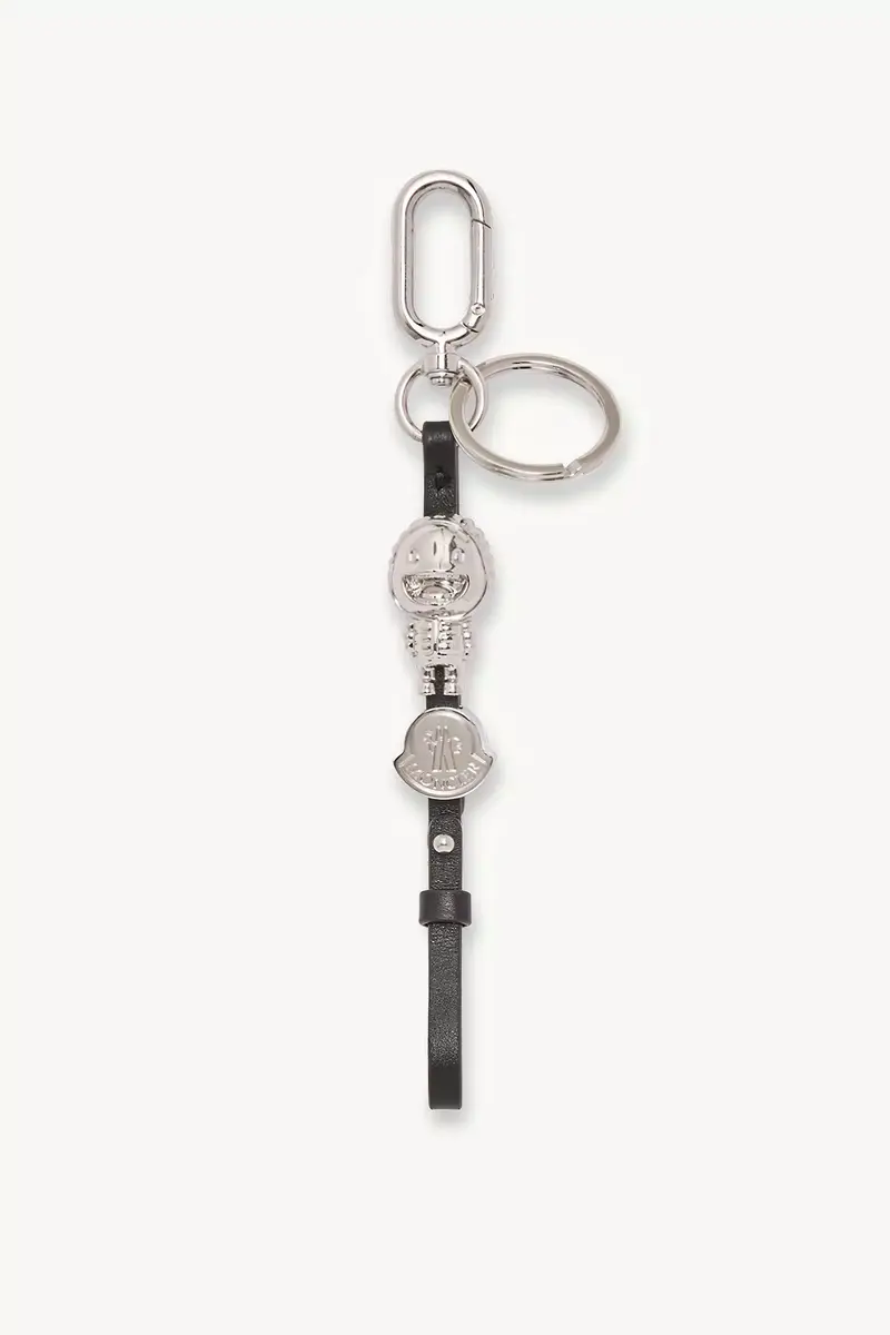 Moncler Mascotte Leather Key Holder | Thumbnail 2