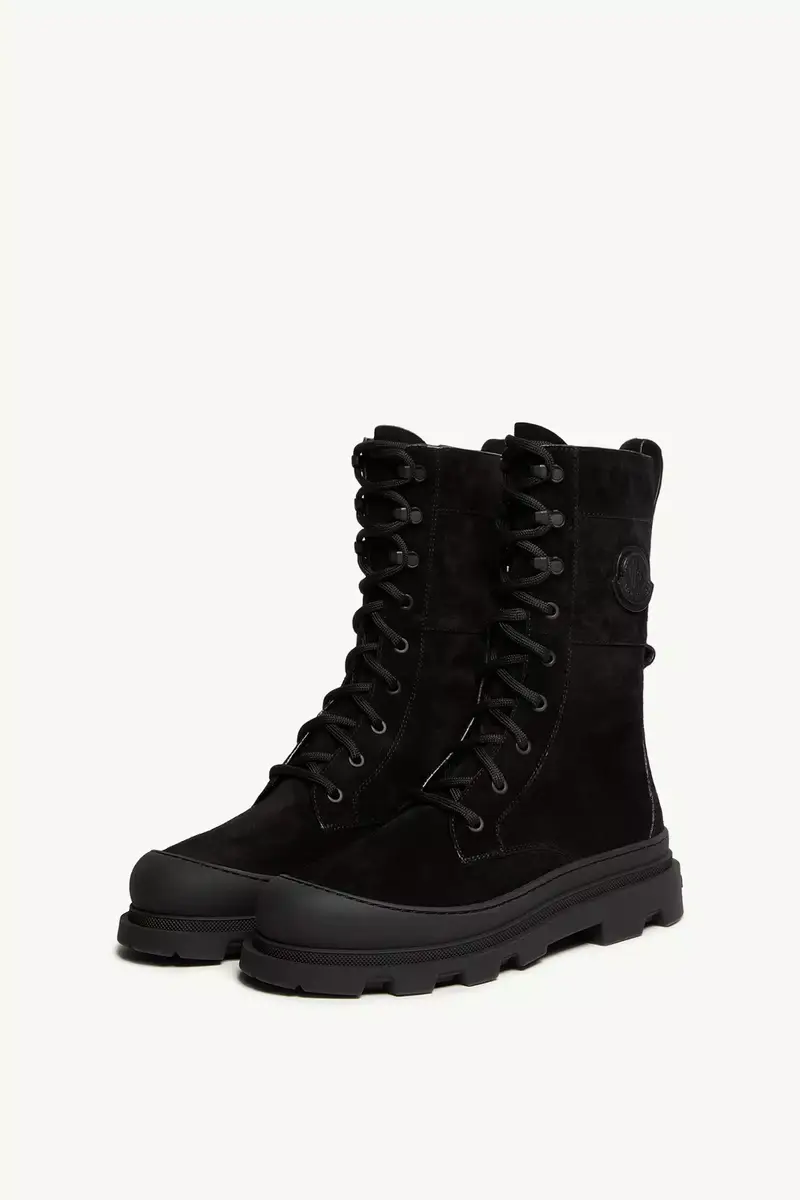 Moncler Vera High Suede Lace-up Boots | Thumbnail 5 Moncler Vera High Suede Lace-up Boots | Thumbnail 5