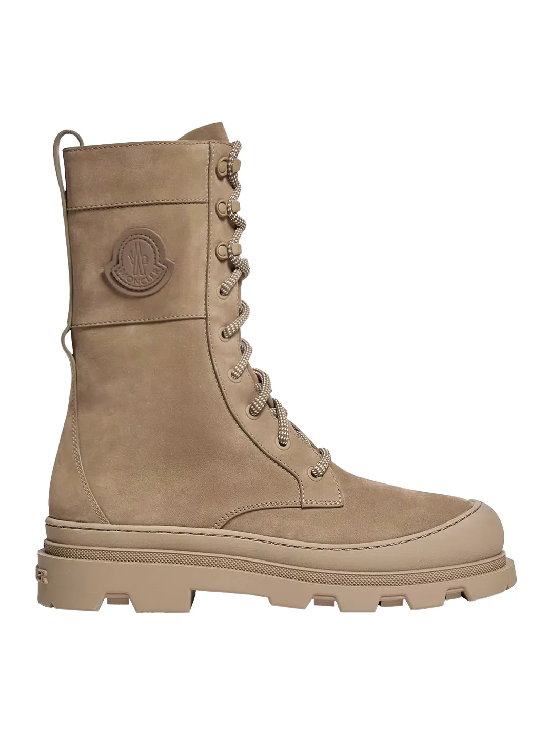 Moncler Vera High Nubuck Lace-up Boots