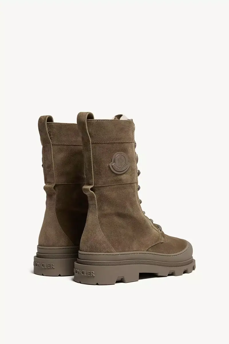 Moncler Vera High Suede & Shearling Lace-up Boots | Thumbnail 6 Moncler Vera High Suede & Shearling Lace-up Boots | Thumbnail 6