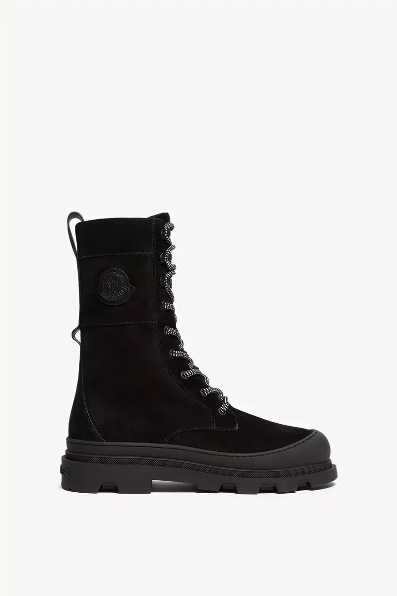 Moncler Vera High Suede & Shearling Lace-up Boots | Thumbnail 2 Moncler Vera High Suede & Shearling Lace-up Boots | Thumbnail 2