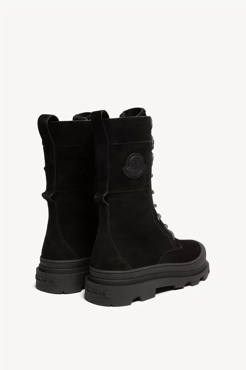 Moncler Vera High Suede & Shearling Lace-up Boots | Thumbnail 6 Moncler Vera High Suede & Shearling Lace-up Boots | Thumbnail 6