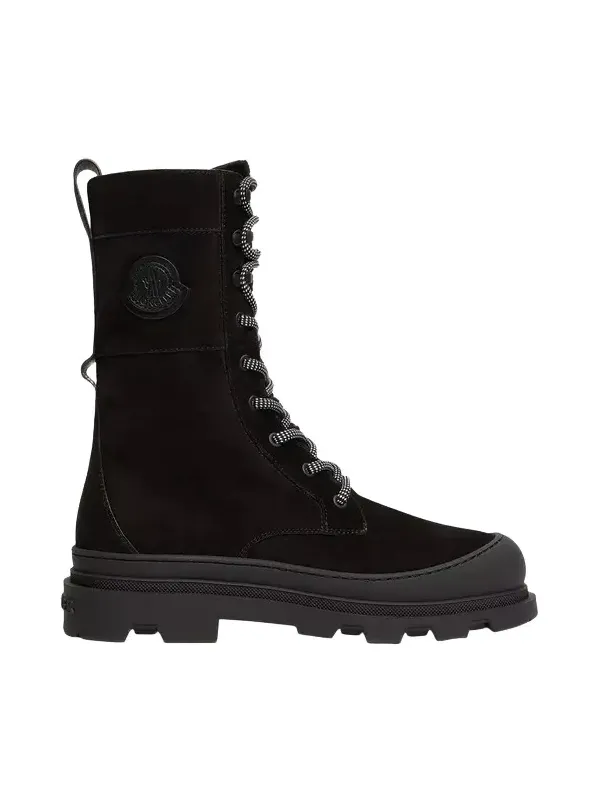 Vera High Suede & Shearling Lace-up Boots Vera High Suede & Shearling Lace-up Boots