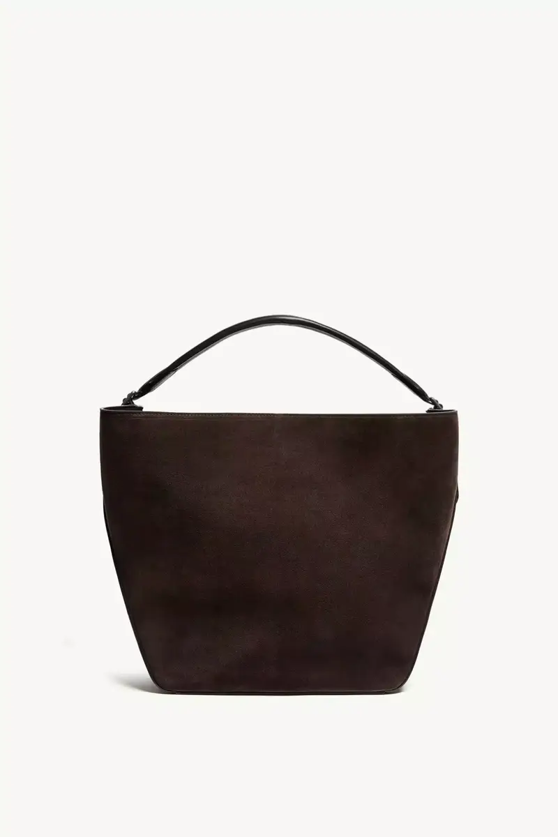 Moncler Carlo Suede Shoulder Bag | Thumbnail 5 Moncler Carlo Suede Shoulder Bag | Thumbnail 5