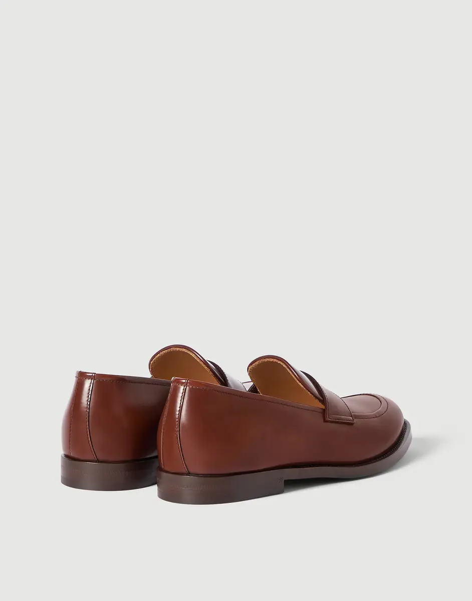 Brunello Cucinelli Calfskin penny loafers | Thumbnail 2