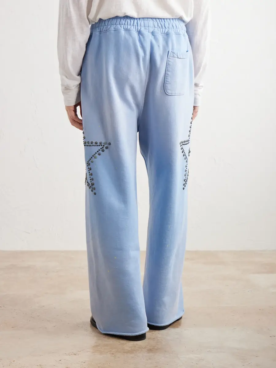 Satoshi Nakamoto Straight-Leg Studded Cotton-Jersey Sweatpants - Men | Thumbnail 4 Satoshi Nakamoto Straight-Leg Studded Cotton-Jersey Sweatpants - Men | Thumbnail 4