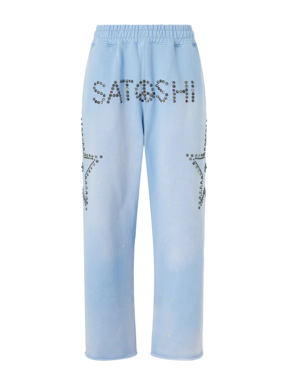Straight-Leg Studded Cotton-Jersey Sweatpants - Men