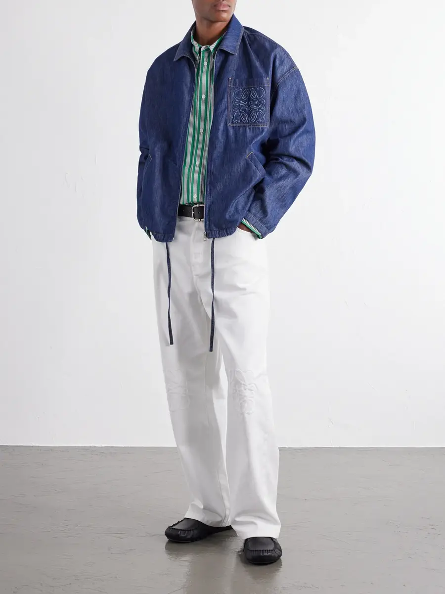 Loewe Striped Cotton-Poplin Shirt - Men | Thumbnail 2 Loewe Striped Cotton-Poplin Shirt - Men | Thumbnail 2