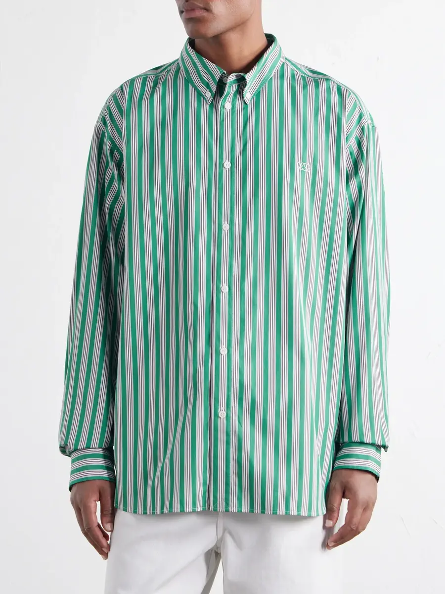 Loewe Striped Cotton-Poplin Shirt - Men | Thumbnail 3 Loewe Striped Cotton-Poplin Shirt - Men | Thumbnail 3