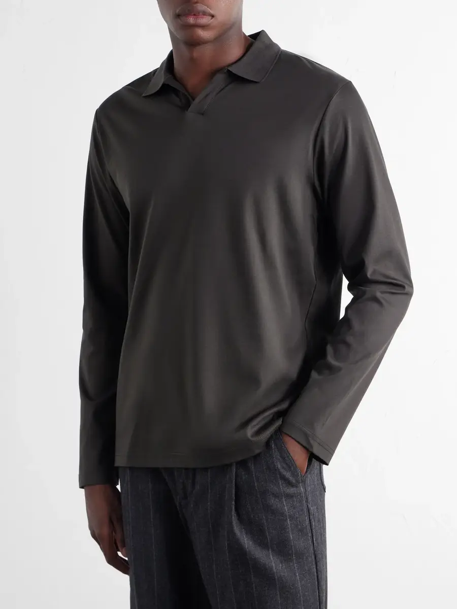 NN07 Paul 3525 Organic Cotton-Jersey Polo Shirt - Men | Thumbnail 3 NN07 Paul 3525 Organic Cotton-Jersey Polo Shirt - Men | Thumbnail 3