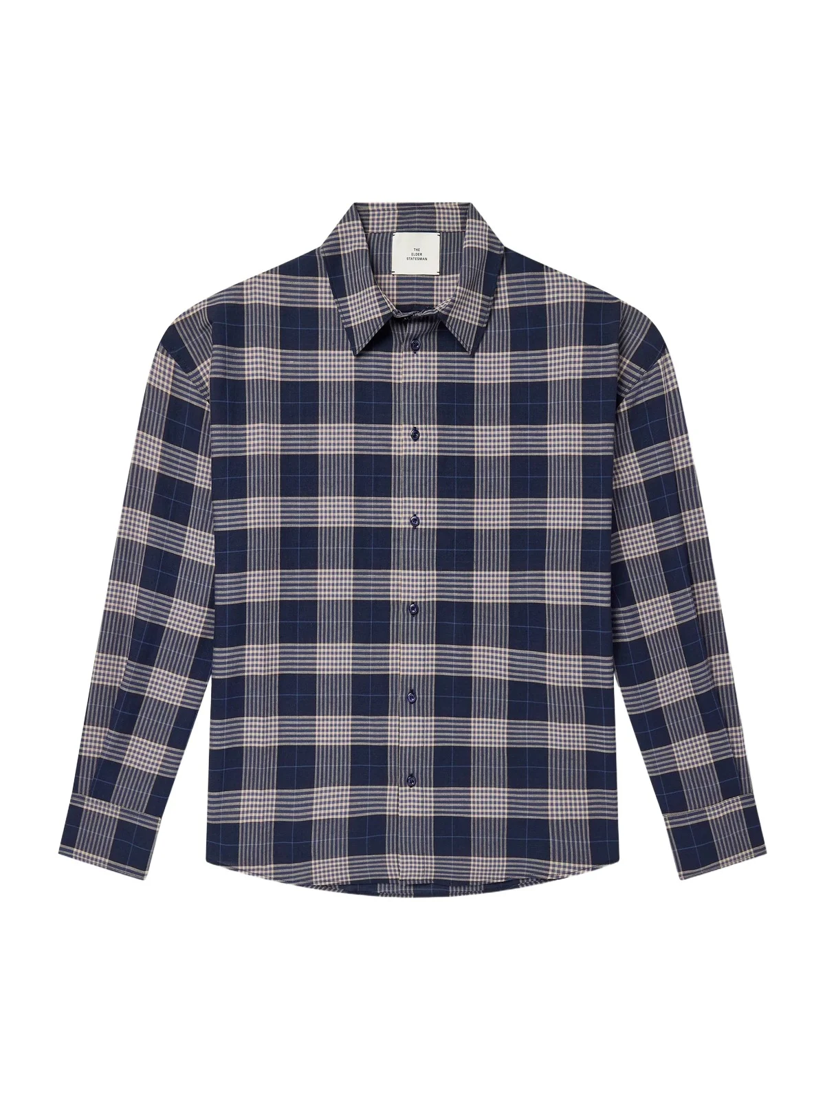 The Elder Statesman Checked Cotton Shirt - Men