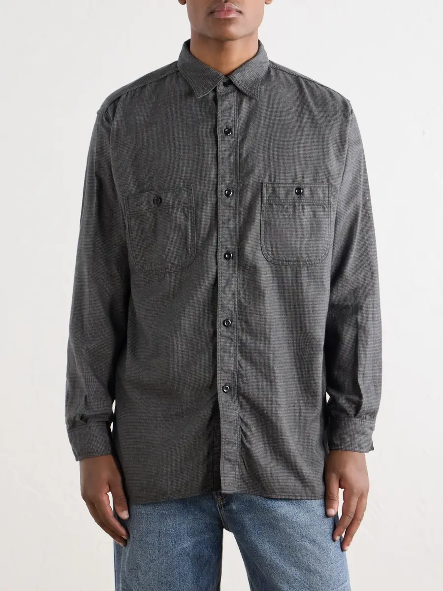OrSlow Checked Cotton and TENCEL™ Lyocell-Blend Flannel Shirt - Men | Thumbnail 3