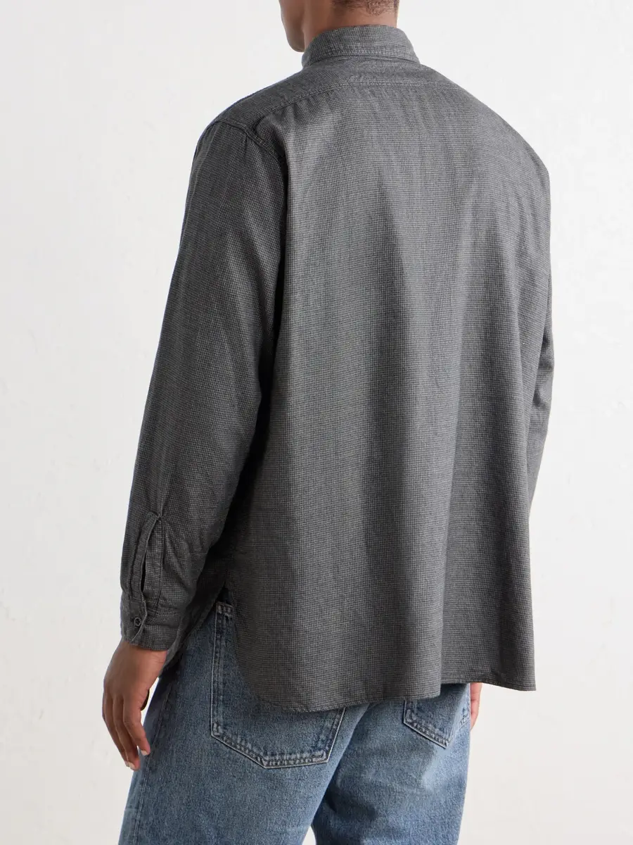 OrSlow Checked Cotton and TENCEL™ Lyocell-Blend Flannel Shirt - Men | Thumbnail 4