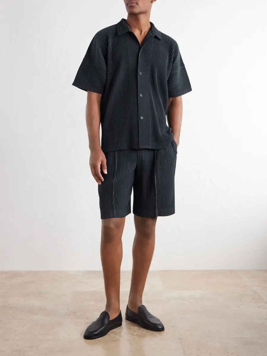 Homme Plissé Issey Miyake August Plissé Shirt - Men | Thumbnail 2