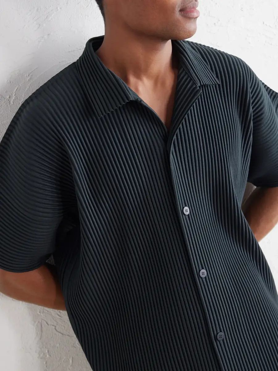 Homme Plissé Issey Miyake August Plissé Shirt - Men | Thumbnail 5