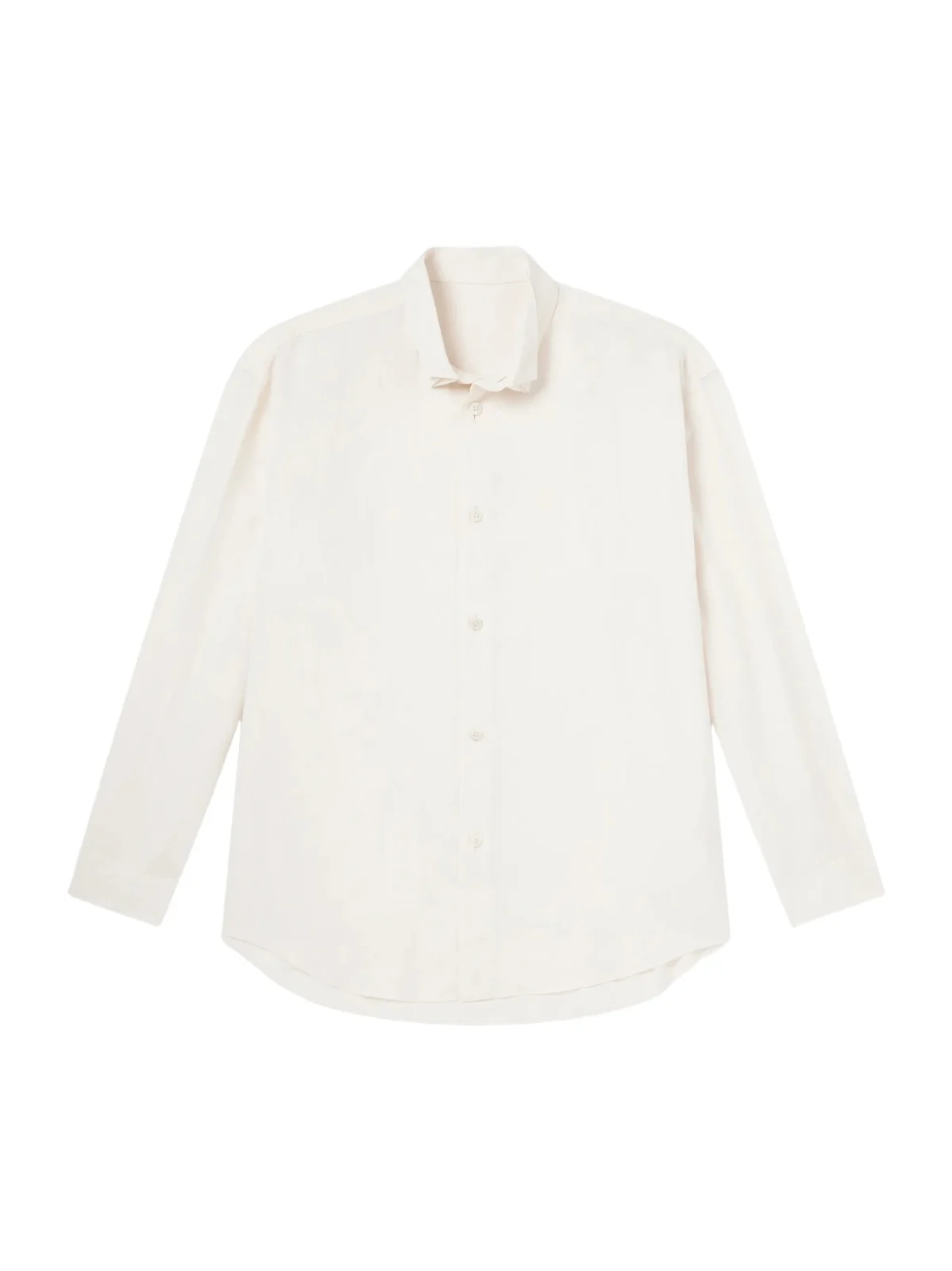Origami-Collar Poplin Shirt - Men Origami-Collar Poplin Shirt - Men