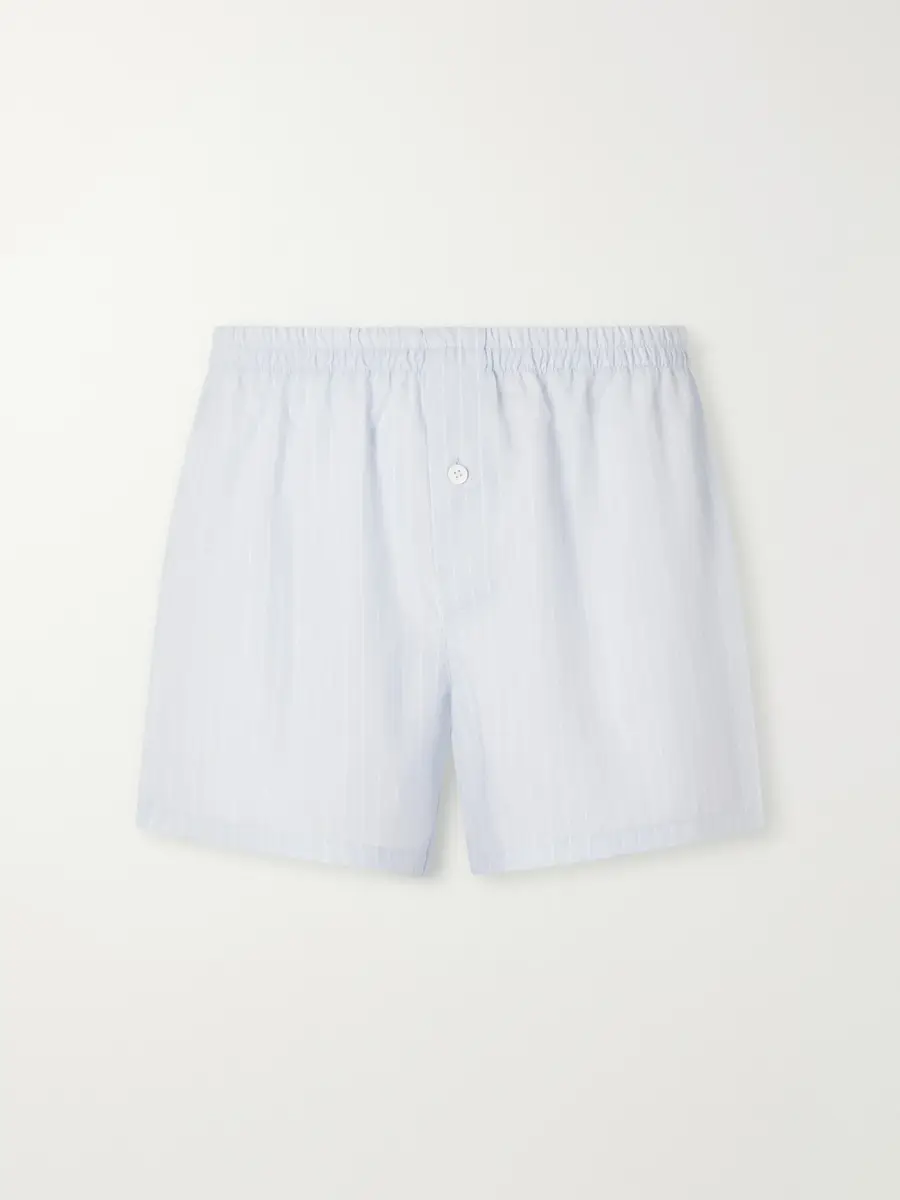 Zimmerli Striped TENCEL™ Lyocell Boxer Shorts - Men | Thumbnail 2