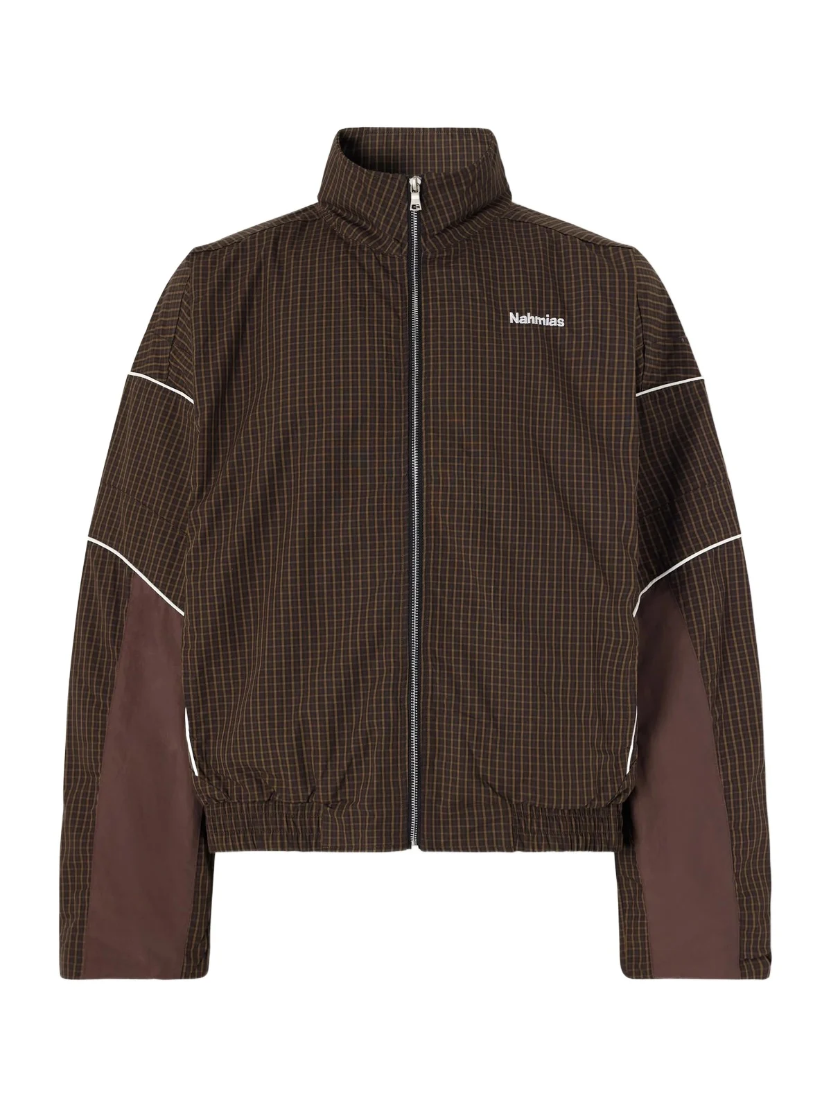 Grid Checked Logo-Embroidered Cotton Blouson Jacket - Men Grid Checked Logo-Embroidered Cotton Blouson Jacket - Men