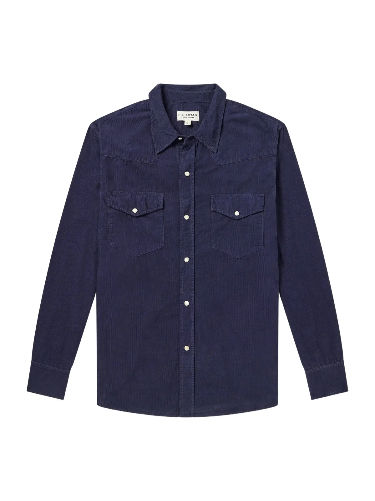 Nili Lotan Travis Cotton-Corduroy Shirt - Men