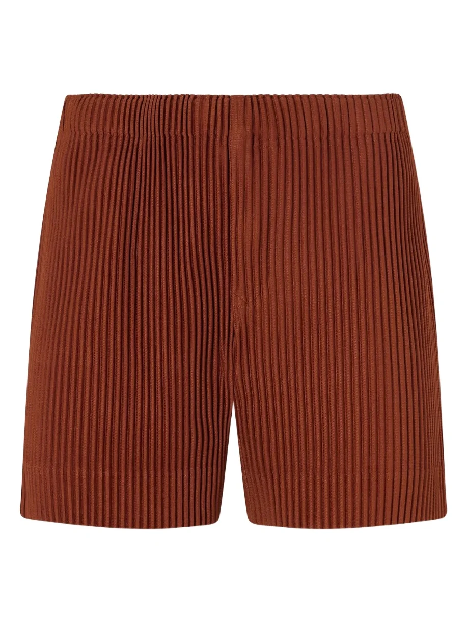 Homme Plissé Issey Miyake Straight-Leg Plissé Shorts - Men