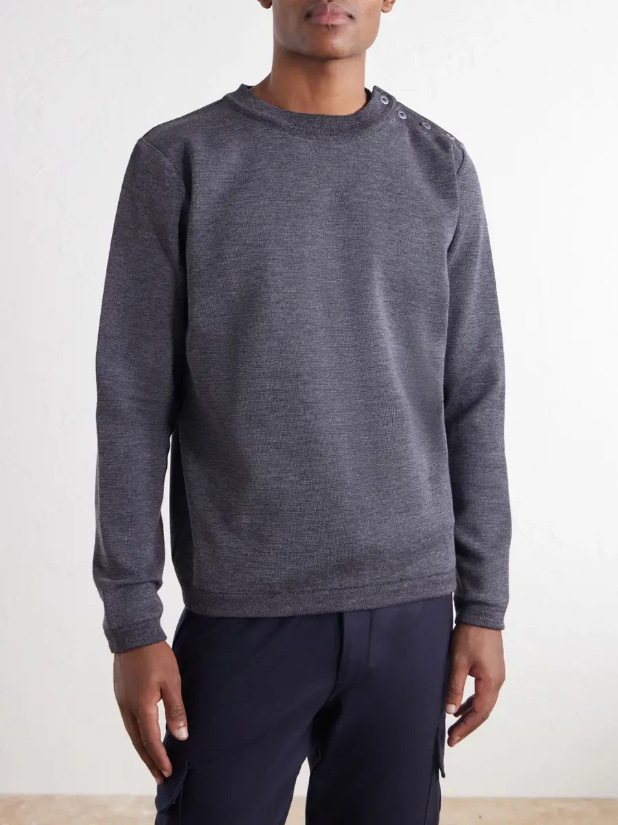 S.N.S. Herning Naval Virgin Wool Sweater - Men | Thumbnail 3 S.N.S. Herning Naval Virgin Wool Sweater - Men | Thumbnail 3