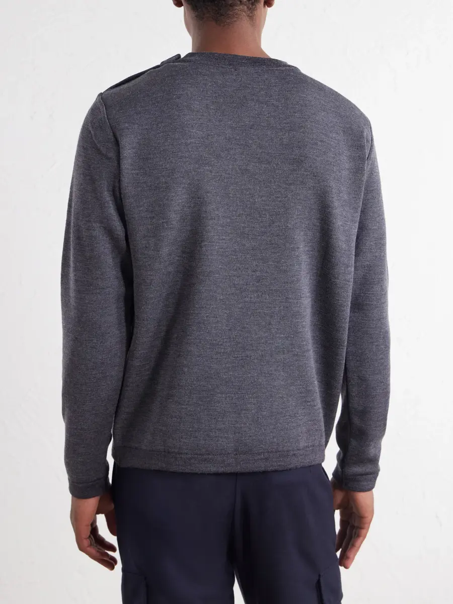 S.N.S. Herning Naval Virgin Wool Sweater - Men | Thumbnail 4 S.N.S. Herning Naval Virgin Wool Sweater - Men | Thumbnail 4