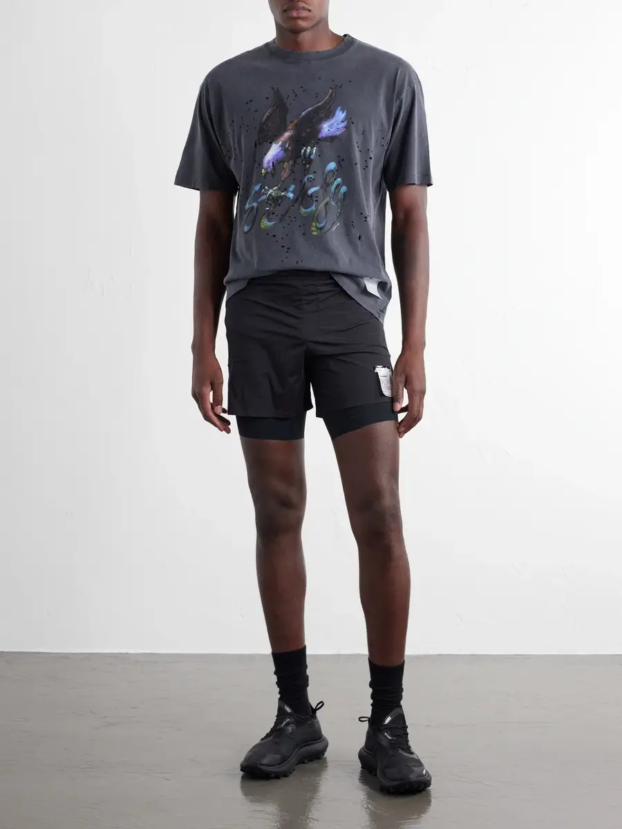Satisfy Printed Distressed MothTech™ Cotton-Jersey T-Shirt - Men | Thumbnail 2