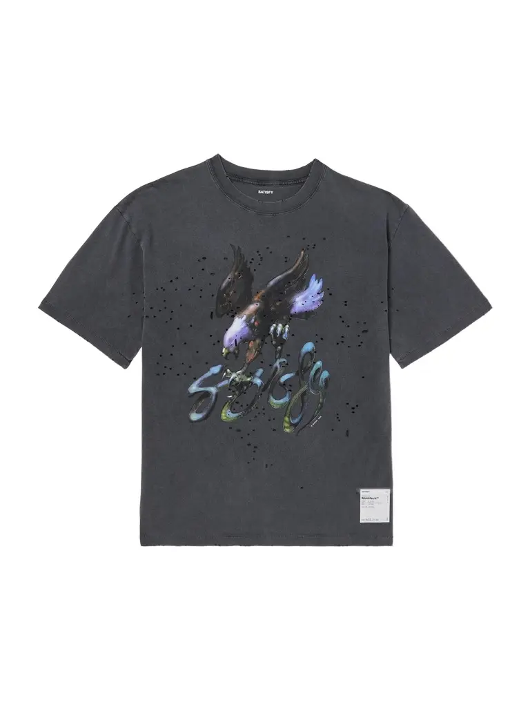 Printed Distressed MothTech™ Cotton-Jersey T-Shirt - Men