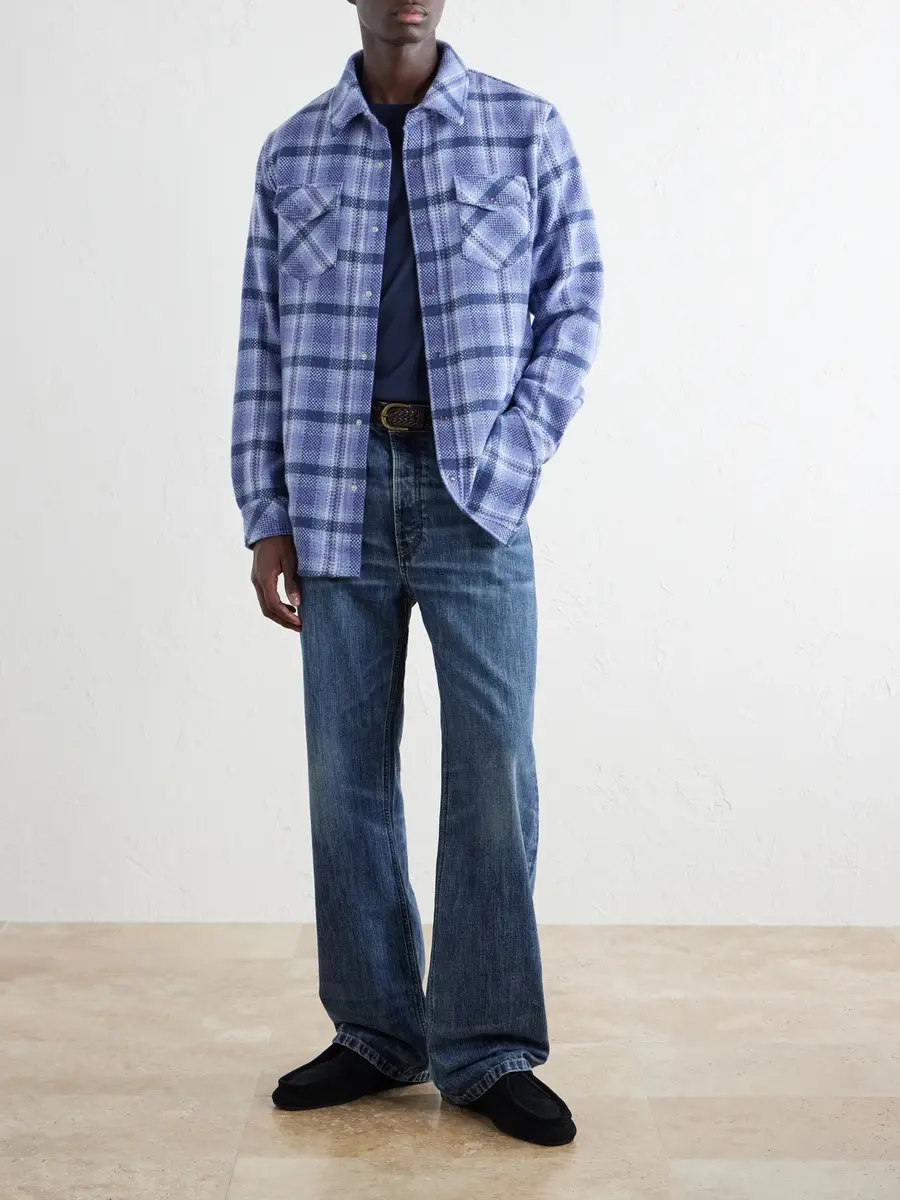 God’s True Cashmere Checked Cashmere Shirt - Men | Thumbnail 2