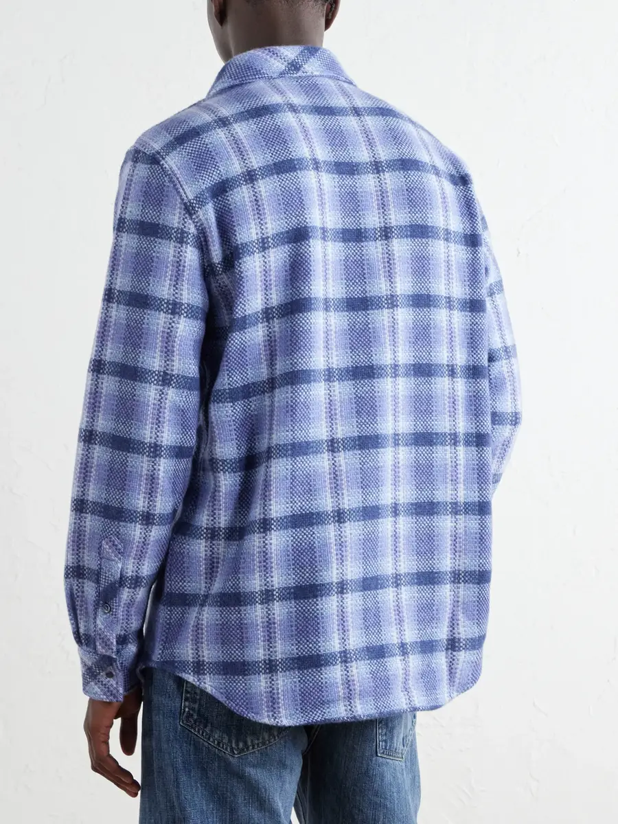 God’s True Cashmere Checked Cashmere Shirt - Men | Thumbnail 4