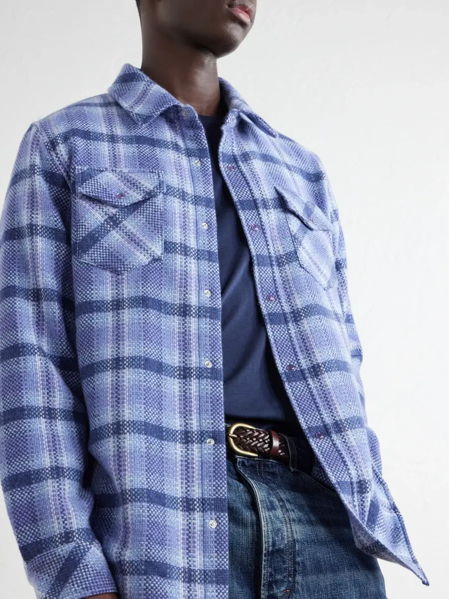 God’s True Cashmere Checked Cashmere Shirt - Men | Thumbnail 5