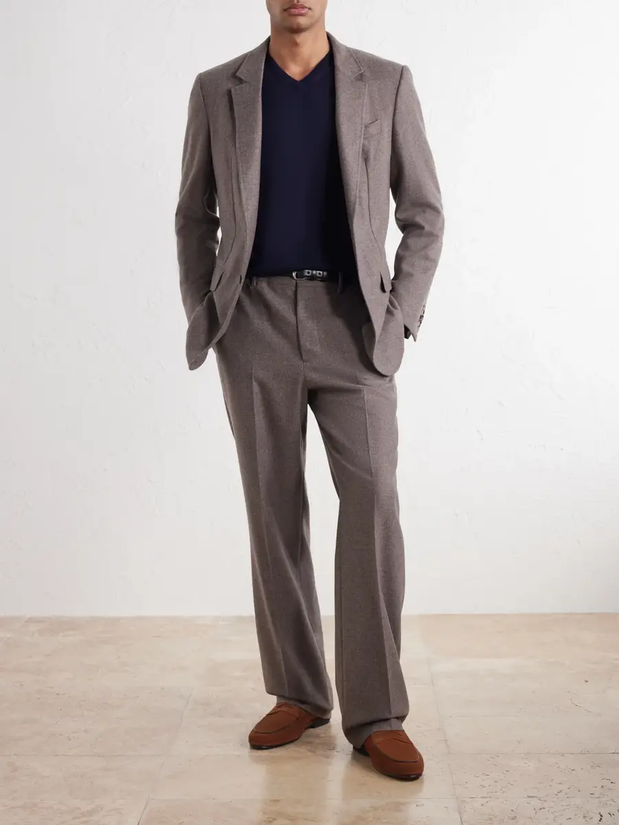 Gabriela Hearst Harold Straight-Leg Wool and Cashmere-Blend Trousers - Men | Thumbnail 2