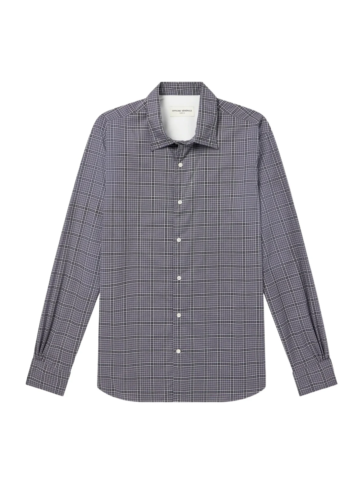 OFFICINE GÉNÉRALE Giacomo Checked Cotton Shirt - Men